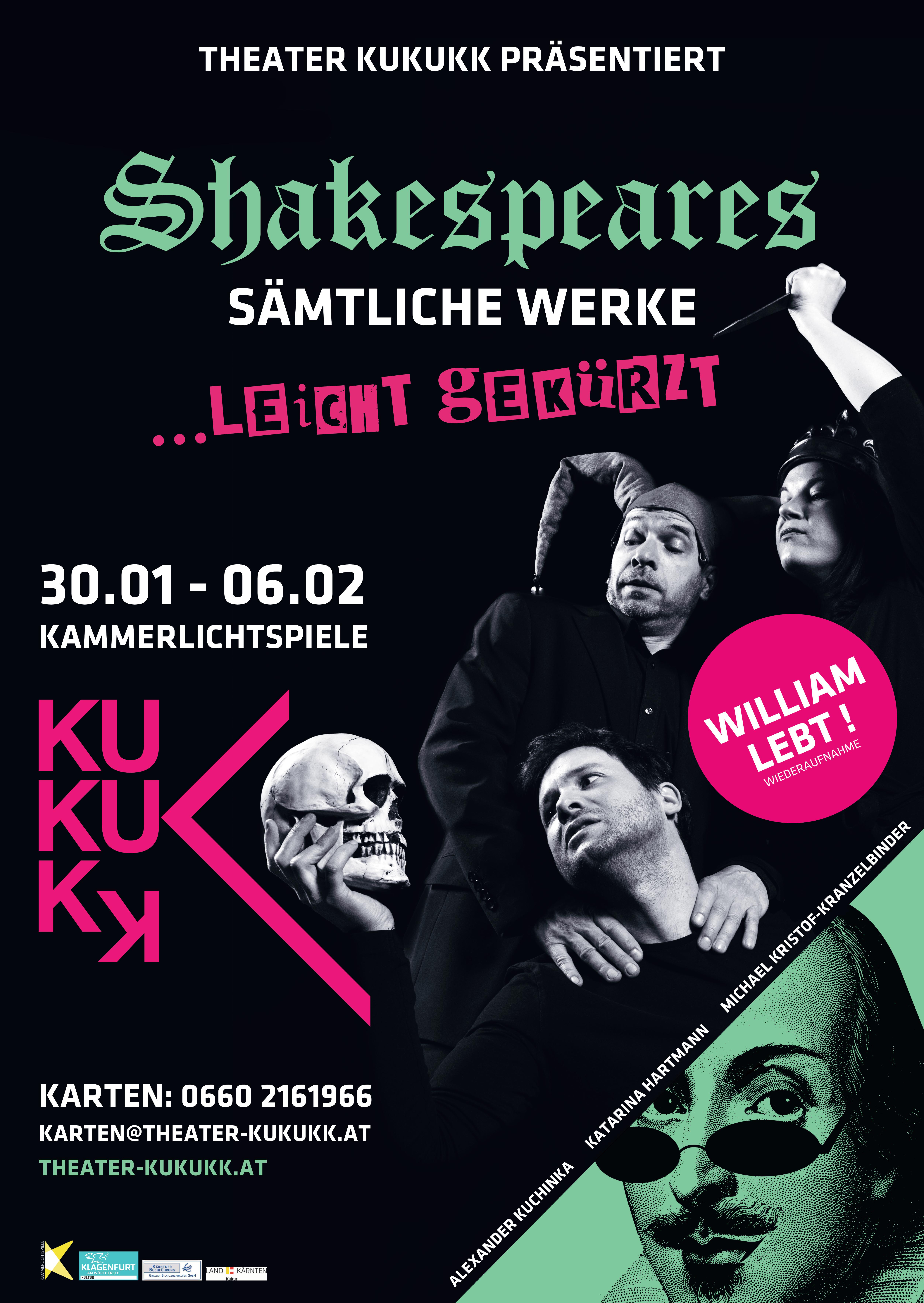 Plakat Shakespeare neu