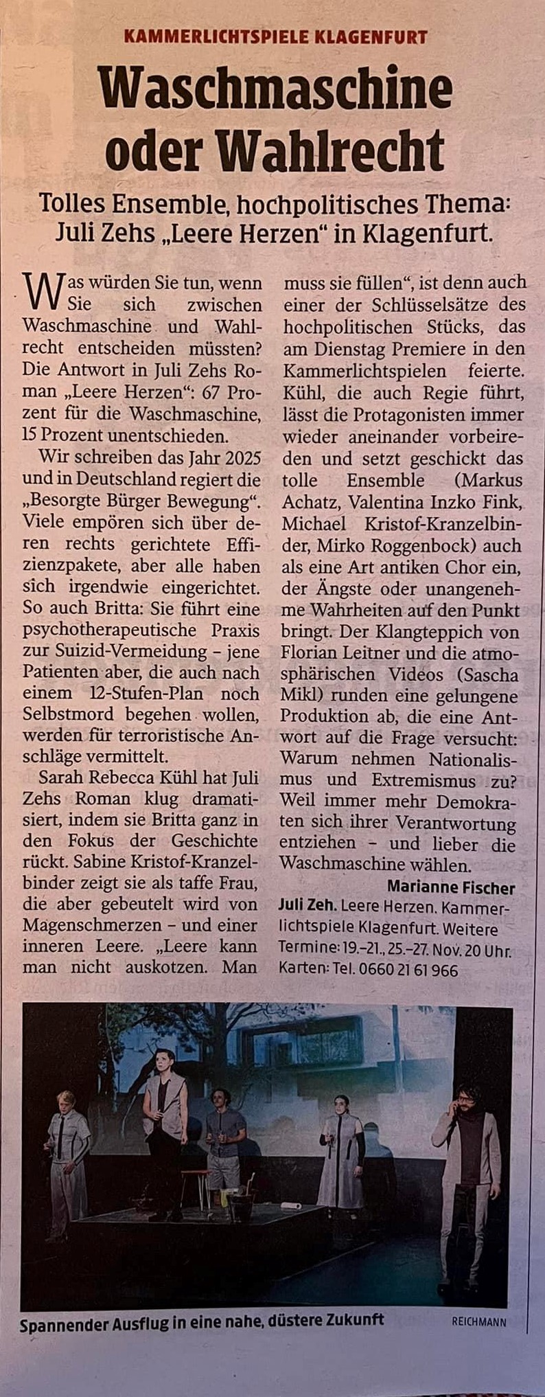 Kritik Kleine Zeitung 2